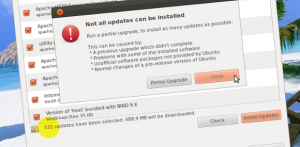 Pending updates in Ubuntu
