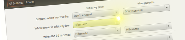 Hibernation enabled in Ubuntu